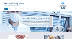 Desktop Screenshot of hanoverfamilydental.ca